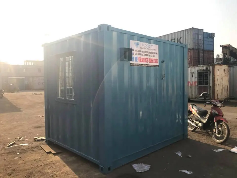 Container vp 10 feet phòng bảo vệ